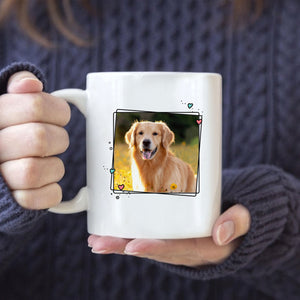 Personalized Cutie Puppy Photo Mug, Gift For Dog Lover