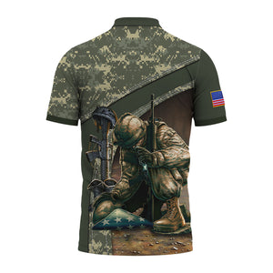 A Hero - Customized U.S. Veteran Polo Shirt, Gift For Veterans