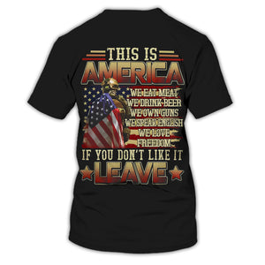 Bold & Free: Personalized U.S Veteran T-Shirt, Gift For Veterans - A Salute to Freedom