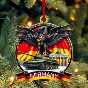 Custom Ornament, Germany Logo Ornament, Christmas Decor