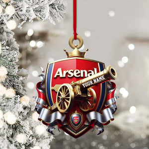 Custom Arsenal FC Lover Ornament, Personalized Ornament