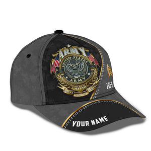 Personalized Cap, Customized United States Army Veteran Cap - Gift For Veteran