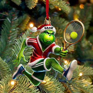 ELF Tennis Ornament, Personalized Ornament