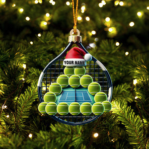 Tennis Balls Christmas Home Decor Christmas Ornament, Personalized Ornament