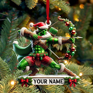 Christmas ELF Archery Ornament, Personalized Ornament