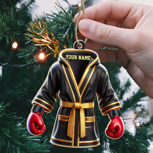 Custom Ornament, Boxing Robe Ornament, Christmas Decor