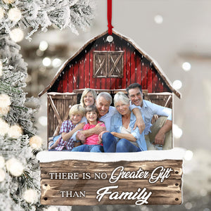 Christmas Gift, Custom Photo And Quote - Personalized Acrylic Ornament - Gift For Christmas, Family Gift