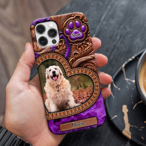 Custom Photo And Texts - Personalized Phone Case, Gift For Pet Lover