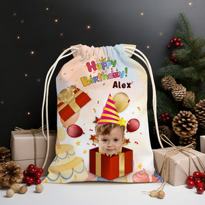 Birthday Gift Decor Bag Personalized Christmas String Bag