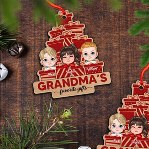 Favorite Gifts - Personalized Custom Shaped Wooden Ornament - Gift For Family