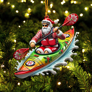 Kayak Christmas Home Decor Christmas Ornament, Personalized Ornament