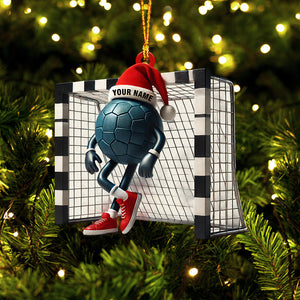 Goalkeeper Home Decor Christmas Ornament, Personalized Ornament