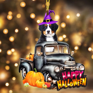 Happy Halloween  - Custom Photo, Personalized Acrylic Ornament - Gift For Pet Lover