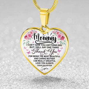 I Can't Give You Anything Big But I Will Say One Thing Thank You, Jewelry Gift - Personalized Necklace