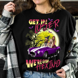 Get In Loser - Custom Appearance And Name - Personalized T-Shirt - Halloween Besties Gift