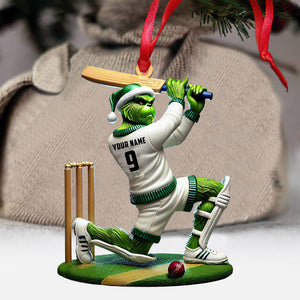 ELF Cricket Ball Christmas Ornament, Personalized Ornament