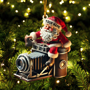 Photographer Christmas Home Decor Christmas Ornament, Personalized Ornament