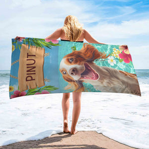 Personalized Custom Beach Towels - Embrace Summertime Bliss with our Vibrant Beach Towels