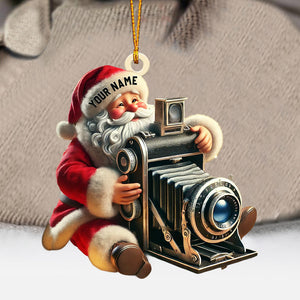 Photographer Christmas Home Decor Christmas Ornament, Personalized Ornament