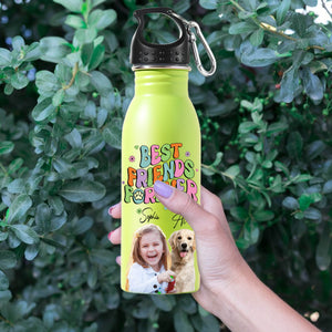 Best Friend Forever - Custom Photo And Name - Personalized Stainless Steel Bottle