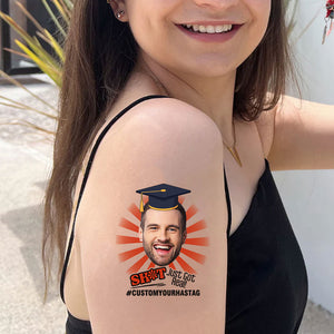 Just Got Real Tattoo Gift, Custom Temporary Tattoo, Personalized Tattoo, Fake Tattoo