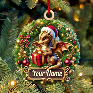 Custom Ornament, Small Dragon Ornament, Christmas Decor