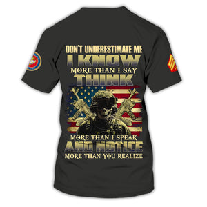 Personalized Veteran T-Shirt, Gift For Veterans