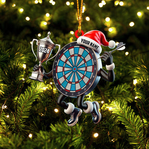 Champion Darts Home Decor Christmas Ornament, Personalized Ornament