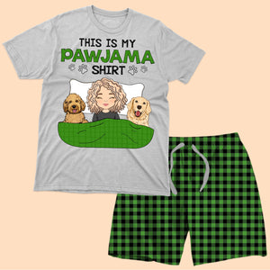 This My Pawjama Shirt - Custom Appearance And Name - Personalized Pajamas Short Pants