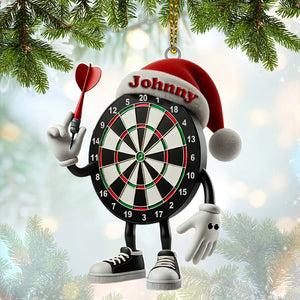 Darts Christmas Ornament, Personalized Ornament