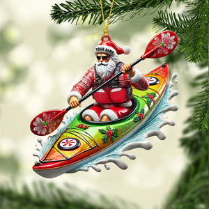 Kayak Christmas Home Decor Christmas Ornament, Personalized Ornament