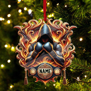 Custom Name Ornament, Boxing Fire