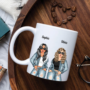 Personalized Soul Sisters Mug, Not Sisters By Blood But Sisters By Heart, Gift For Best Friends