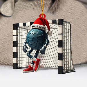 Goalkeeper Home Decor Christmas Ornament, Personalized Ornament