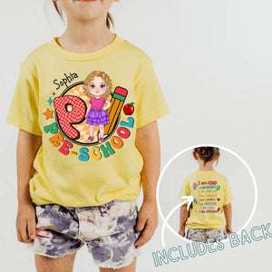 Personalized 'I Am' Tee - Custom Appearance And Name - Personalized 2 Side T-Shirt - Gifts for Kids!