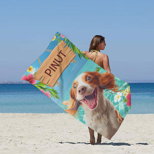 Personalized Custom Beach Towels - Embrace Summertime Bliss with our Vibrant Beach Towels