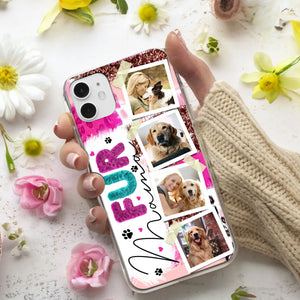 Pur Mama Pet 4 Photos - Custom Photo And Name - Personalized Phone Case, Gift For Pet Lover, Gift For Family