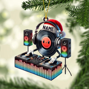 Musical Life DJ Christmas Ornament, Personalized Ornament