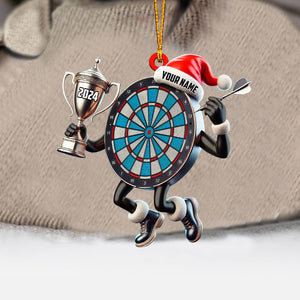 Champion Darts Home Decor Christmas Ornament, Personalized Ornament