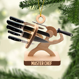 Master Chef Christmas Ornament, Personalized Ornament