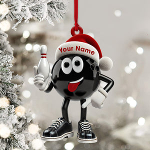 Bowling Ball Christmas Ornament, Personalized Ornament