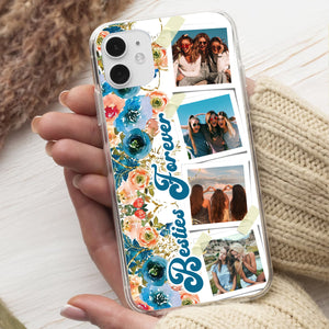 Besties Forever - Custom Photo And Name - Personalized Phone Case, Gift For Best Friend