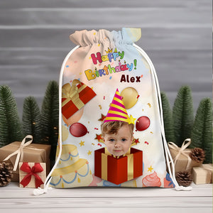 Birthday Gift Decor Bag Personalized Christmas String Bag