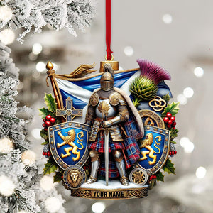 Scotland Lover Christmas Ornament, Personalized Ornament