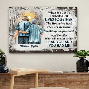 Our Lives Together - Personalized Appearances And Texts Canvas - Family Decor, Couple Gift