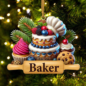 Custom Ornament, Sweet Cakes Ornament, Christmas Decor