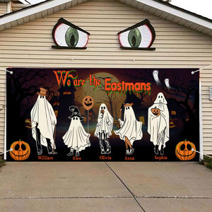 Orange Pumpkin Castle - Personalized Halloween Door Banner - Halloween Home Decoration Gifts