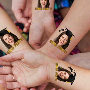 Graduation Senior Tattoo Gift Custom Temporary Tattoo, Personalized Tattoo, Fake Tattoo