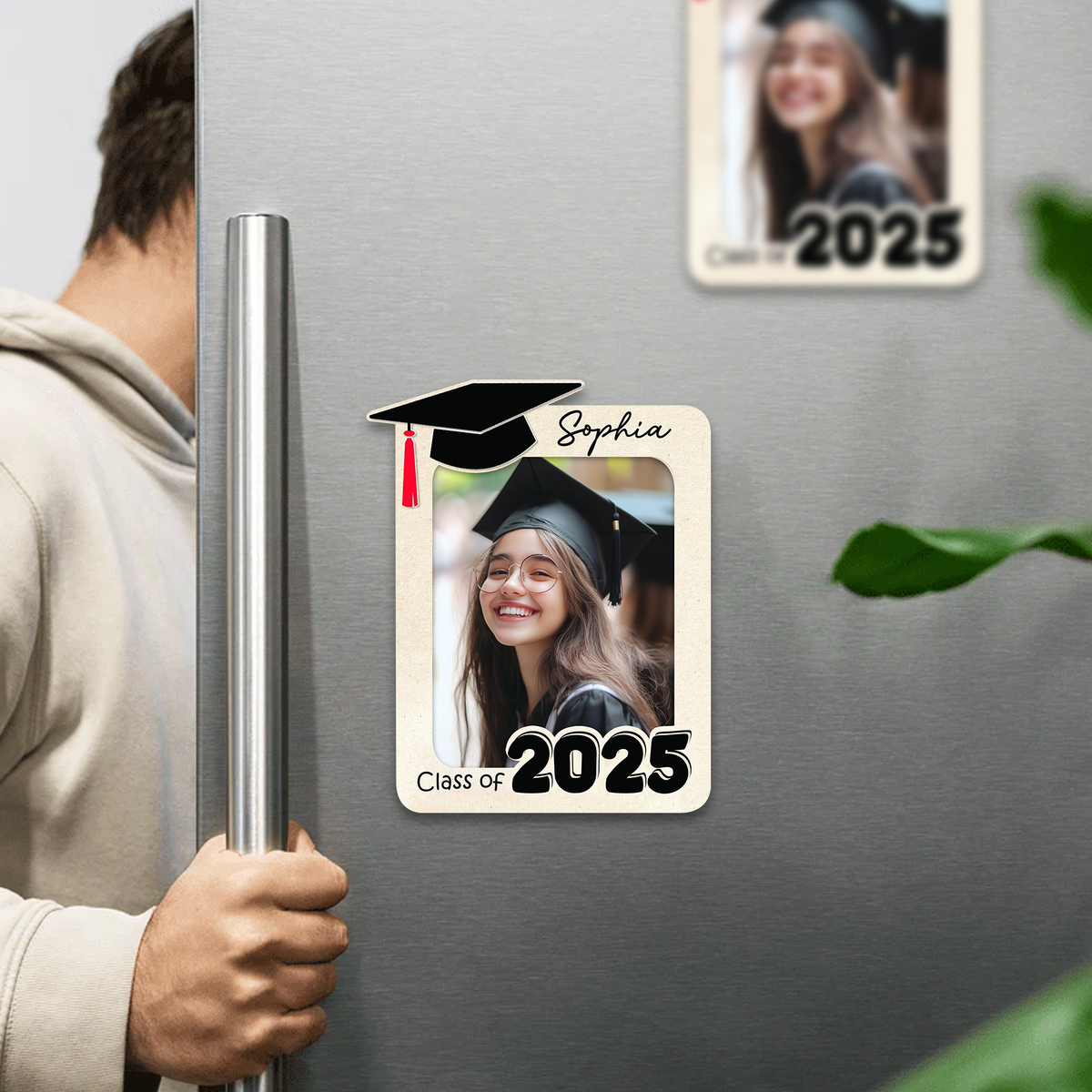 Congrats Graduation Fridge Magnet - Personalized Fridge Magnet