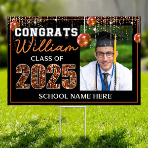 Congrats Graduation, Personalized Lawn Sign, Yard Sign, Gift For Graduation